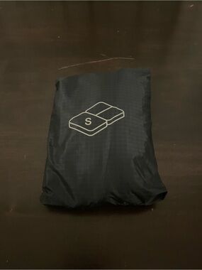 Packing Cube Black with Three Compartments